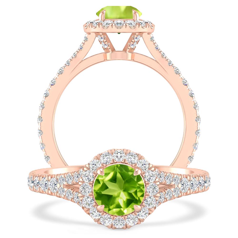 Rose Gold - Peridot