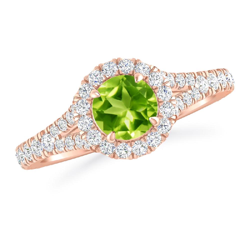 Rose Gold - Peridot