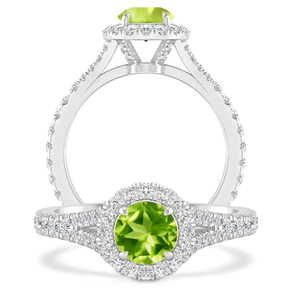 White Gold - Peridot