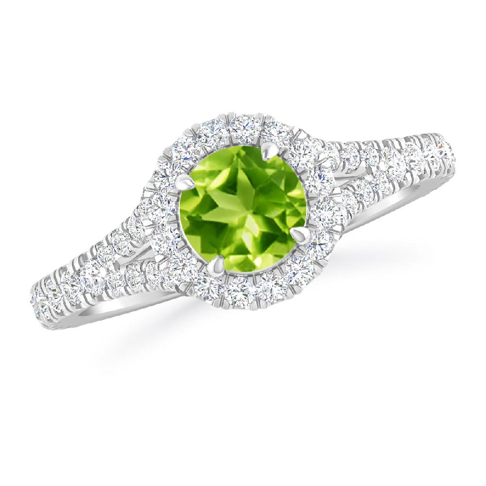 White Gold - Peridot