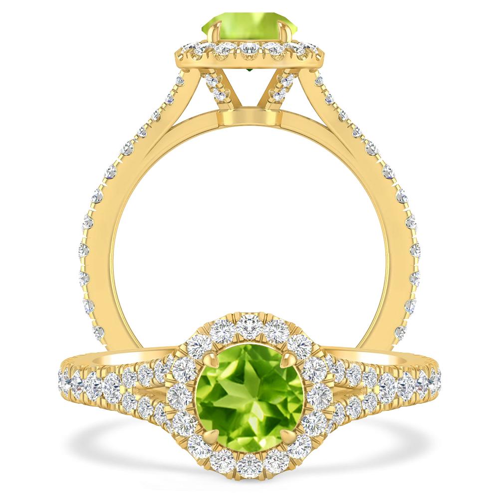 Yellow Gold - Peridot