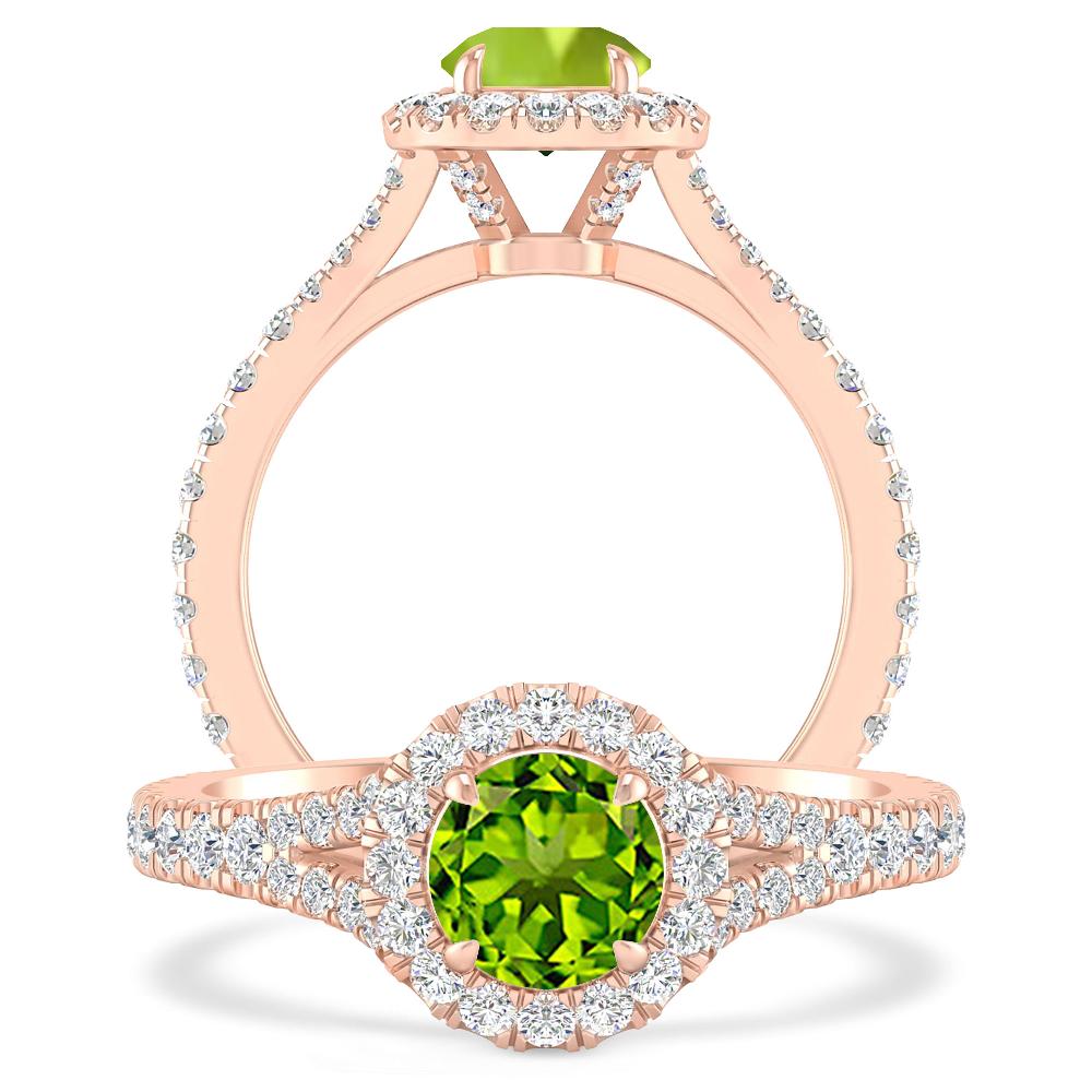 Rose Gold - Peridot