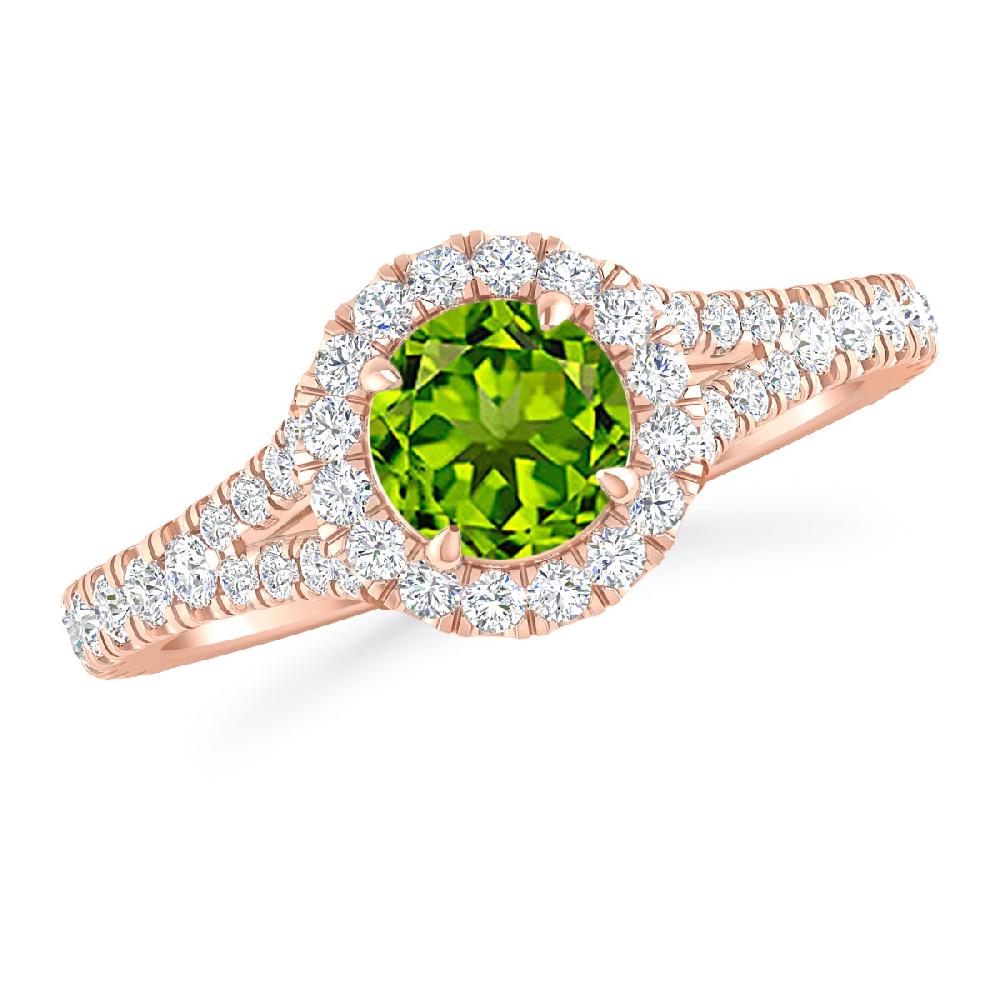 Rose Gold - Peridot