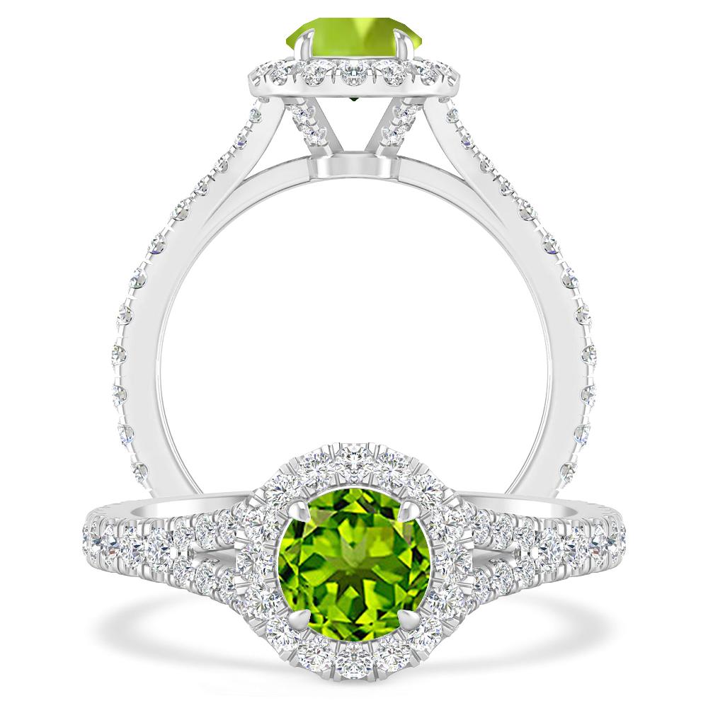 White Gold - Peridot