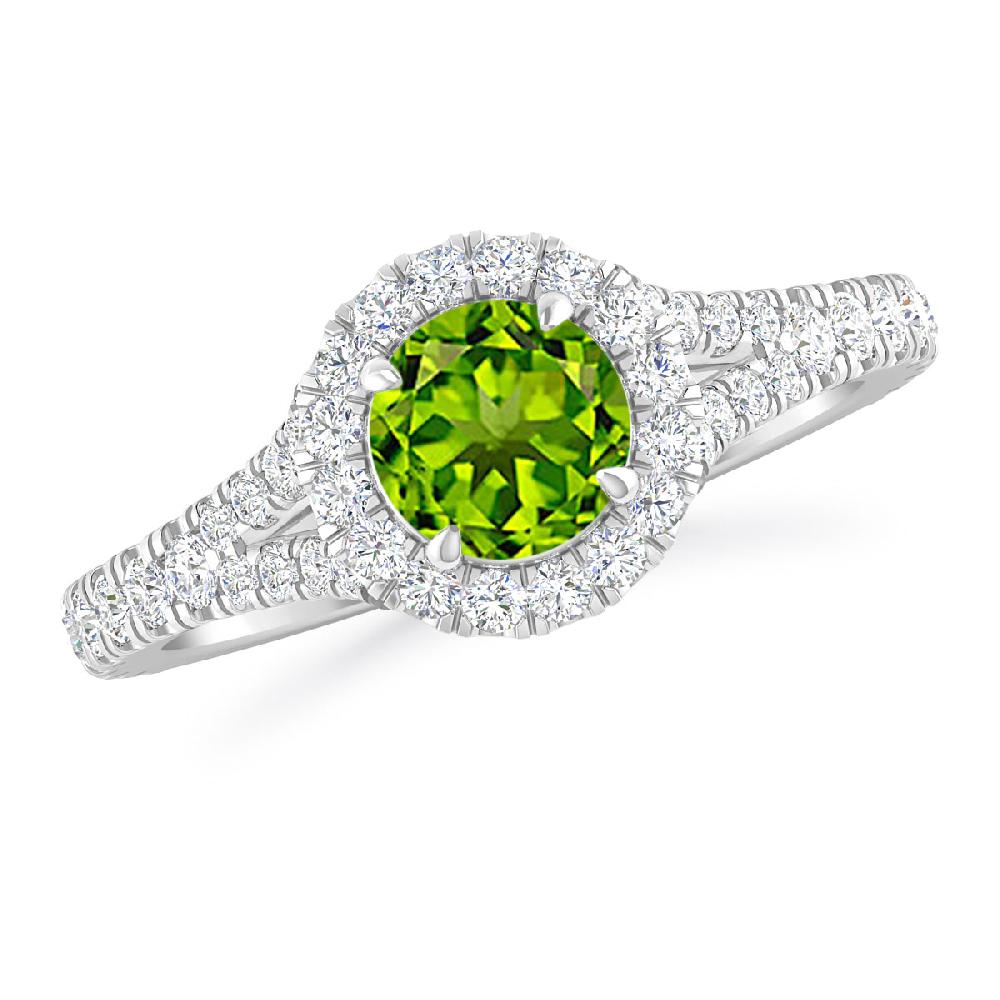 White Gold - Peridot