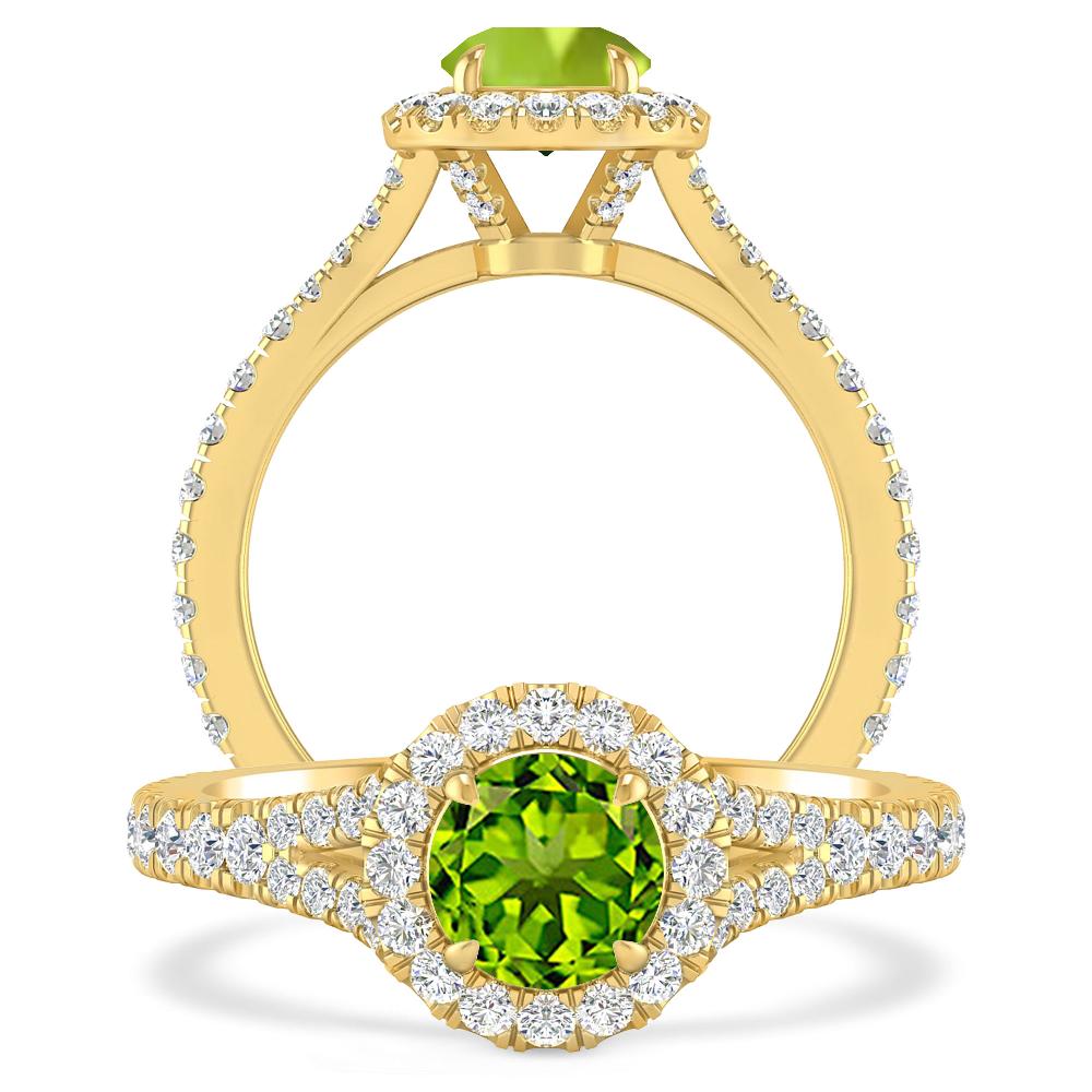 Yellow Gold - Peridot