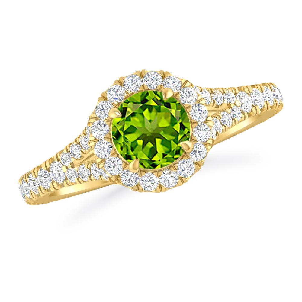 Yellow Gold - Peridot