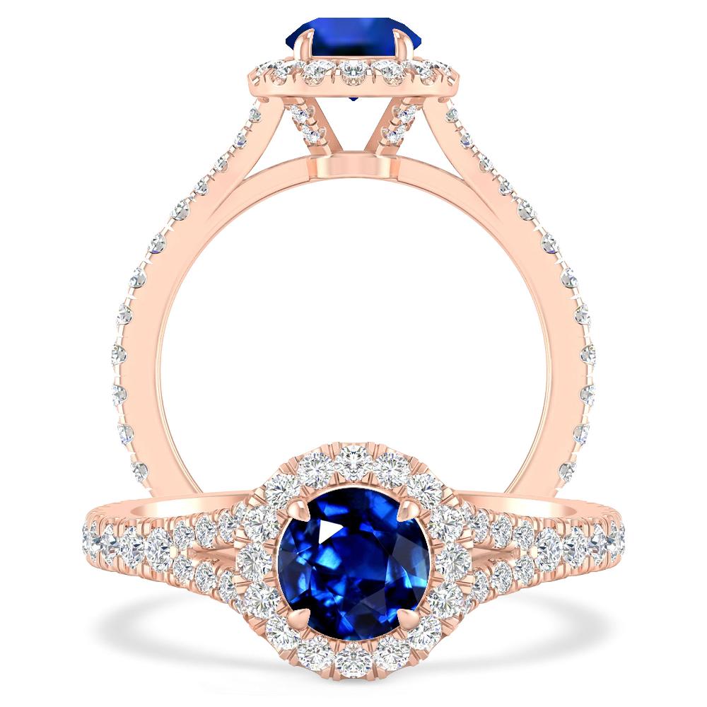 Rose Gold - Sapphire