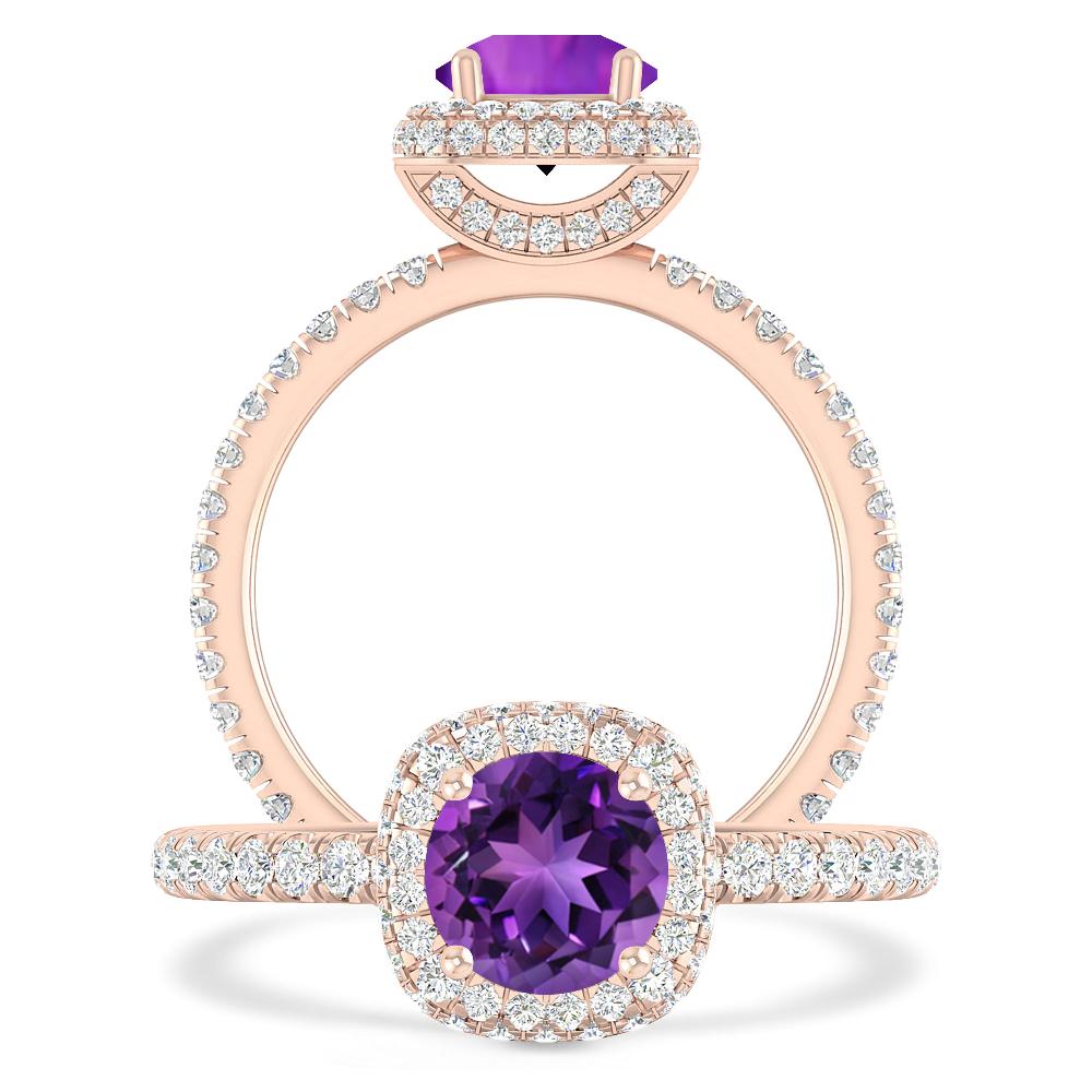 Rose Gold - Amethyst