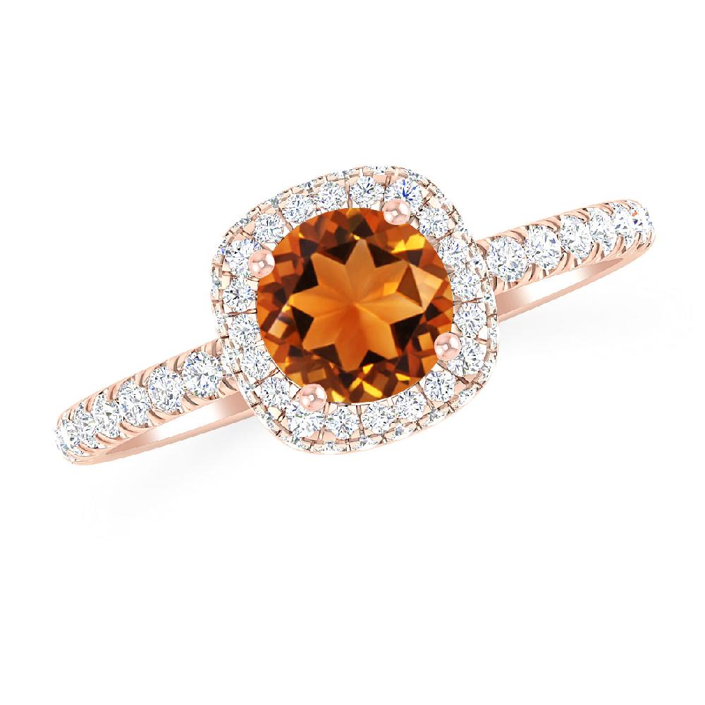 Rose Gold - Citrine