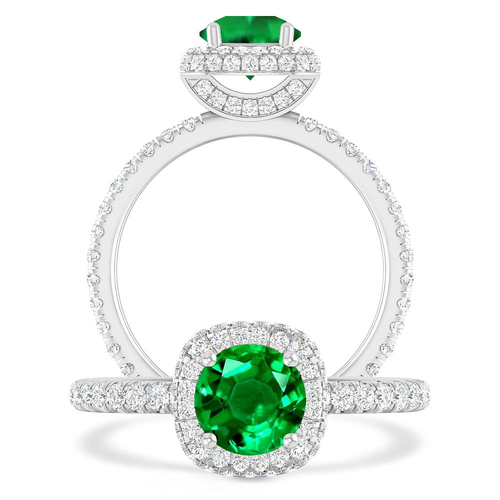 White Gold - Emerald