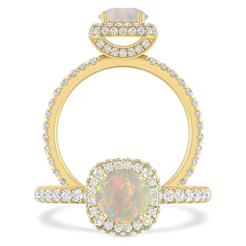 Yellow Gold - Opal