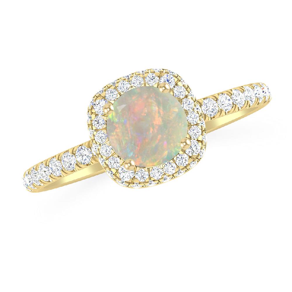 Yellow Gold - Opal