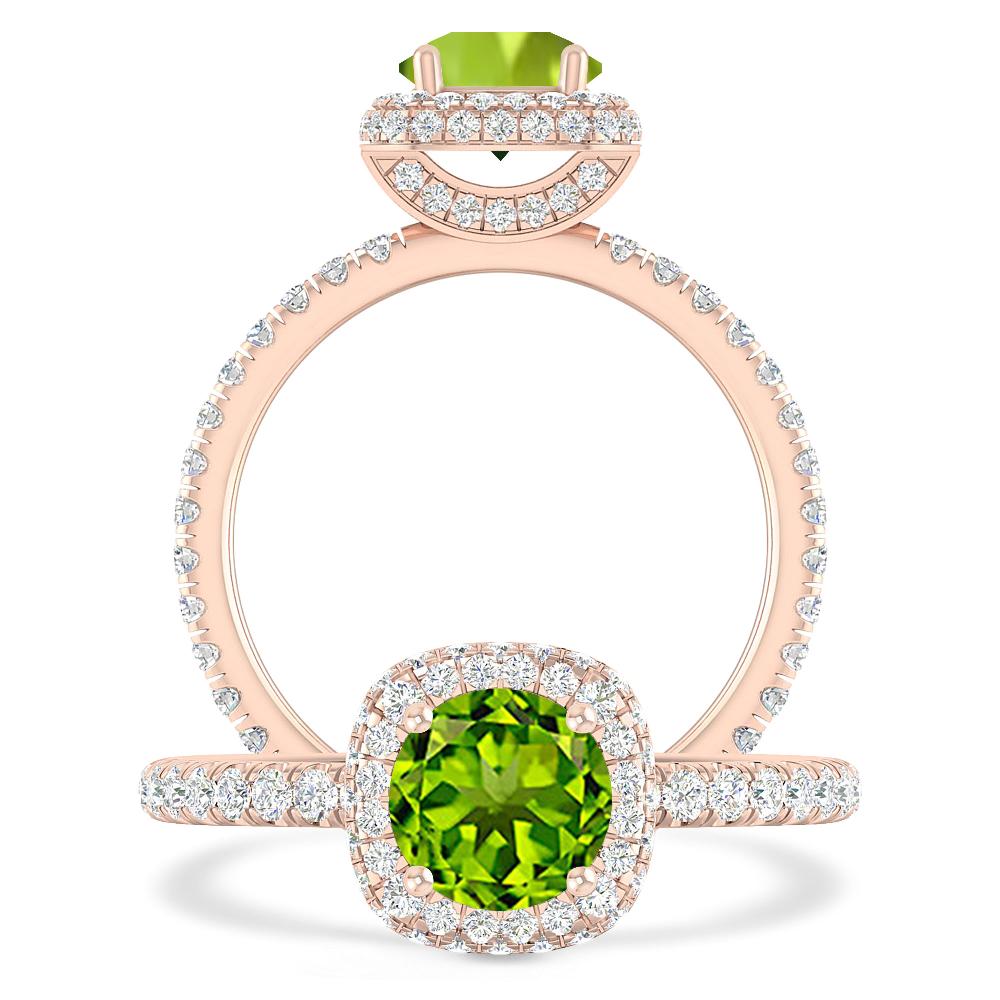 Rose Gold - Peridot