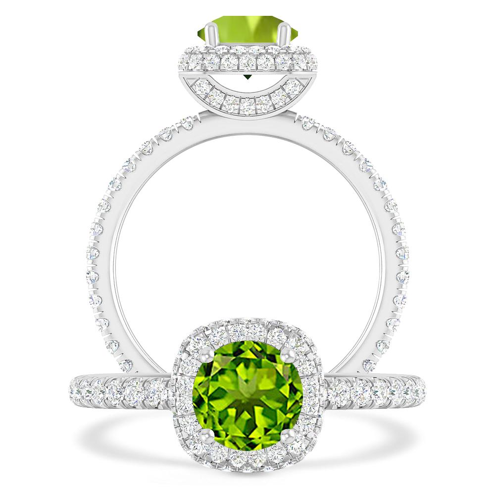 White Gold - Peridot