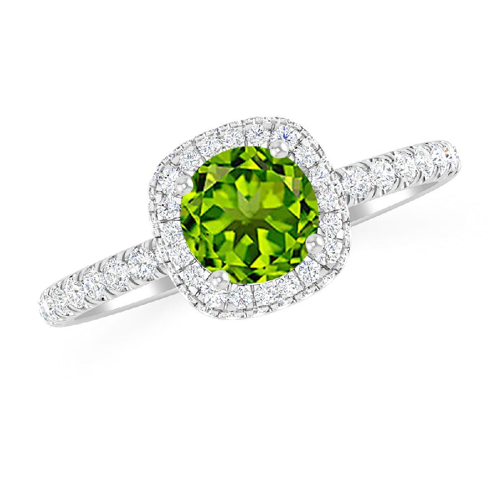 White Gold - Peridot