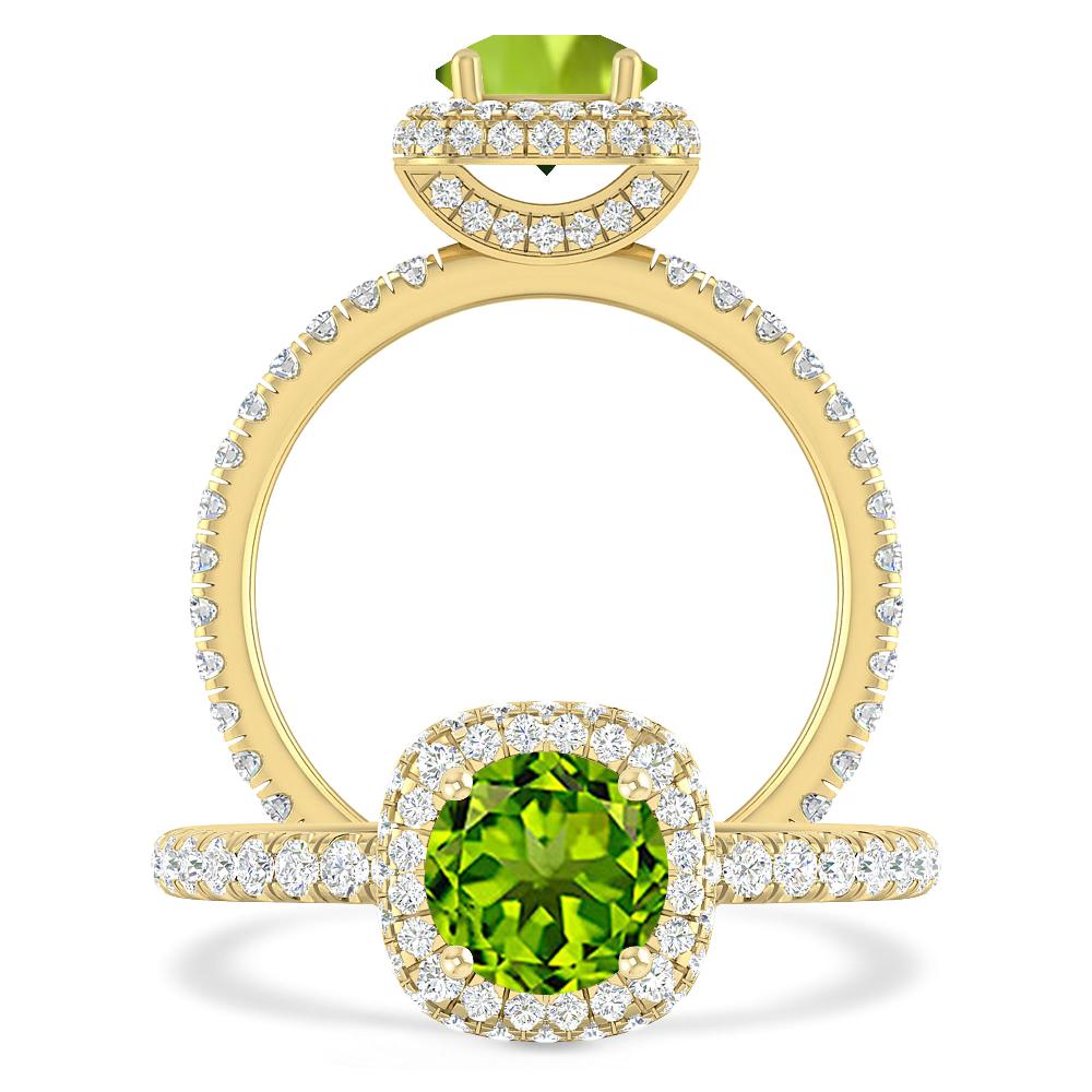 Yellow Gold - Peridot