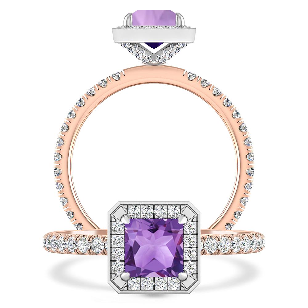 Rose Gold - Amethyst