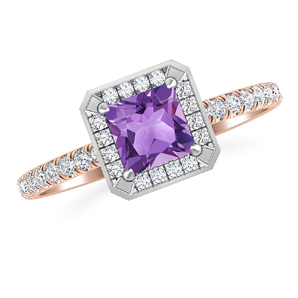 Rose Gold - Amethyst