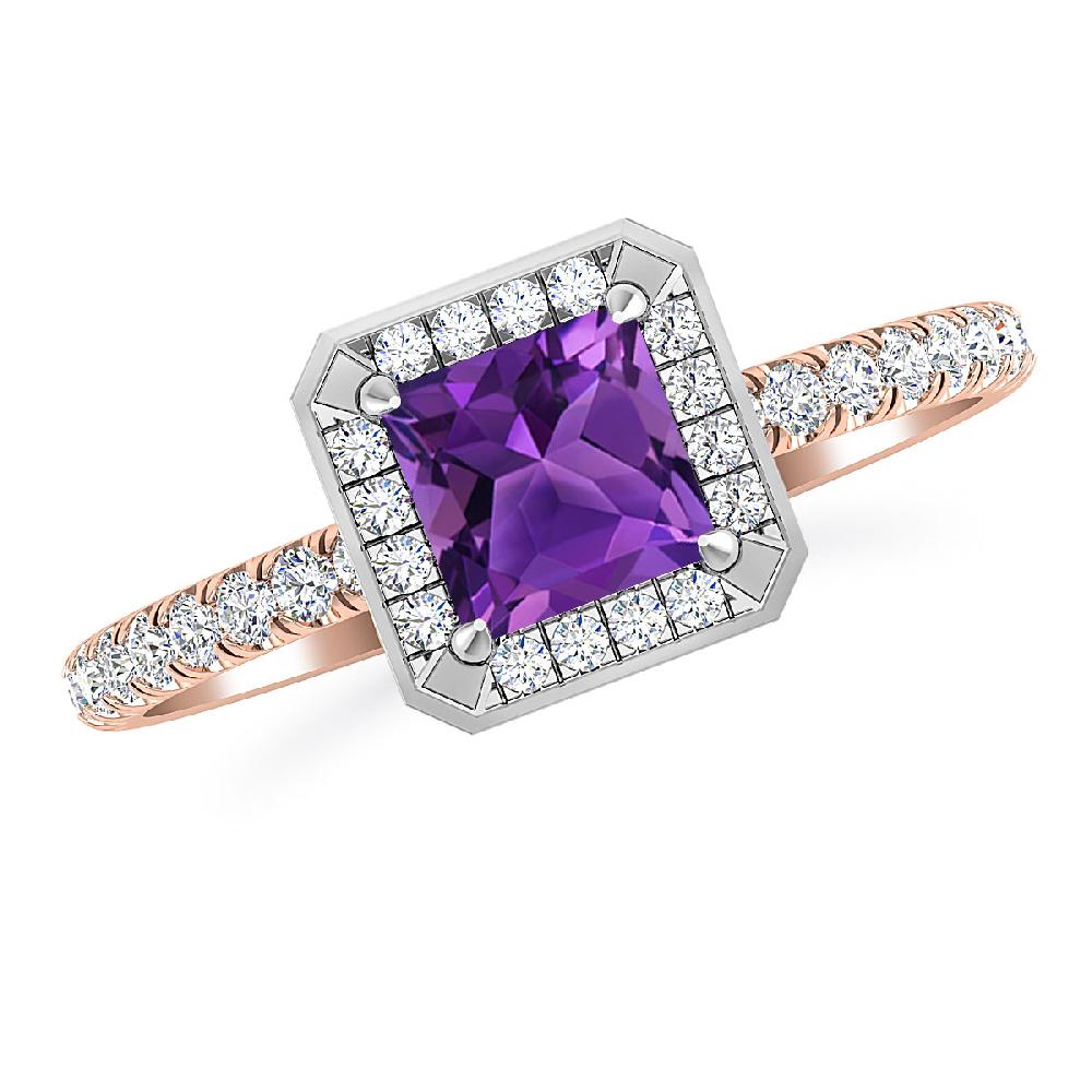 Rose Gold - Amethyst