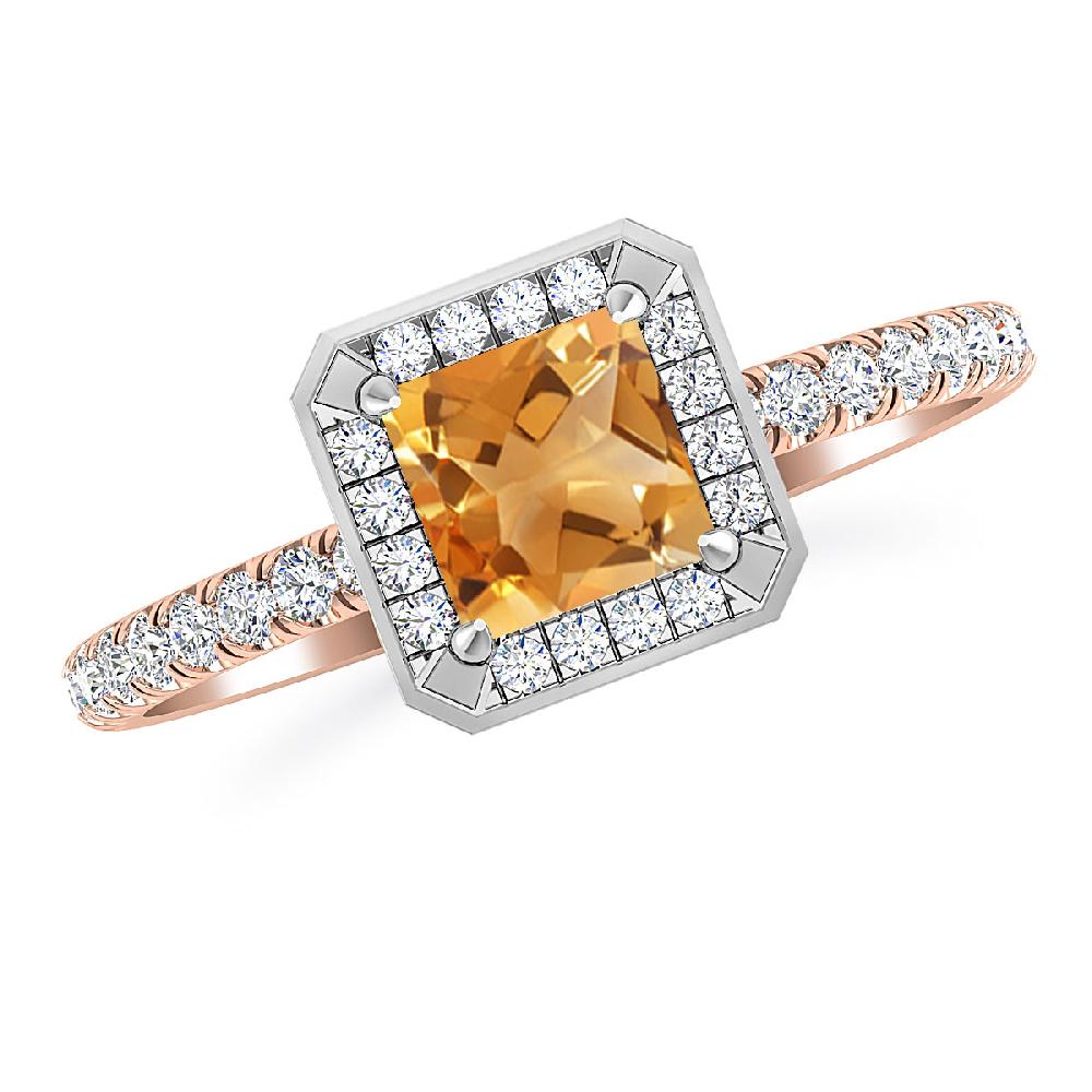 Rose Gold - Citrine