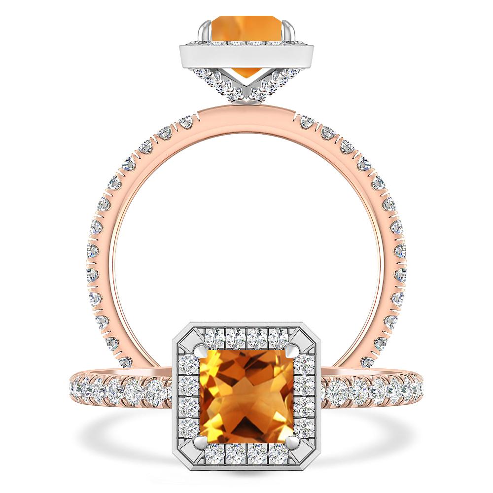 Rose Gold - Citrine