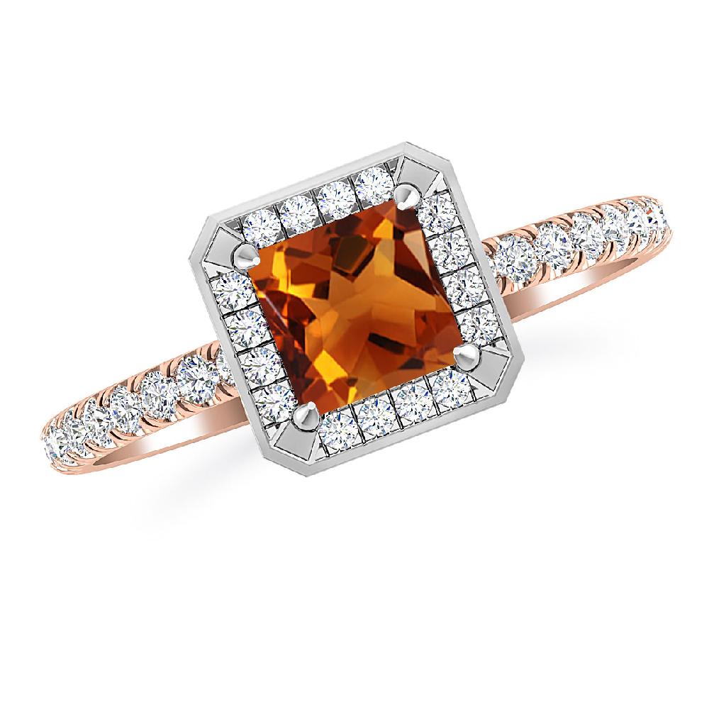 Rose Gold - Citrine