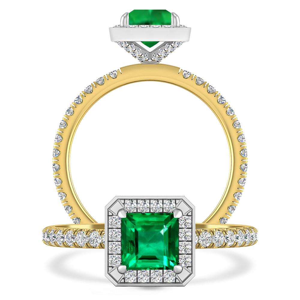 Yellow Gold - Emerald