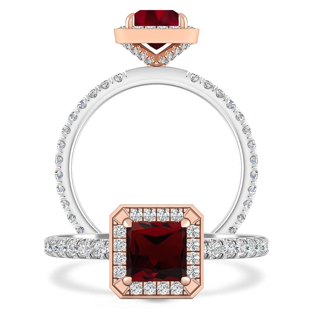 White Gold - Garnet