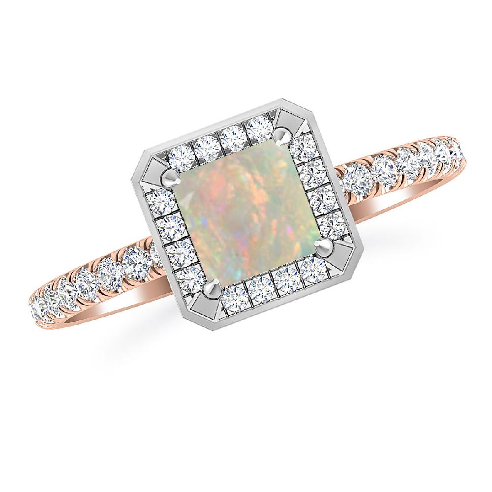 Rose Gold - Opal