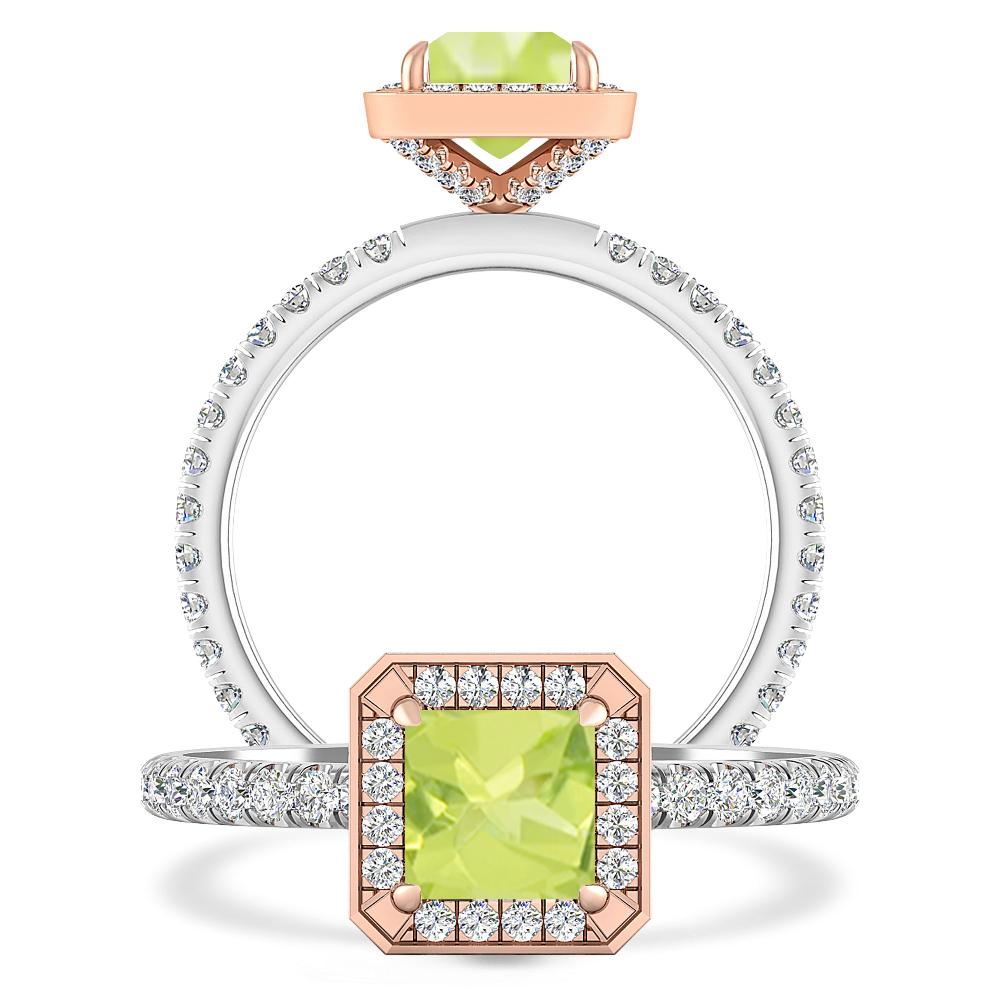 White Gold - Peridot