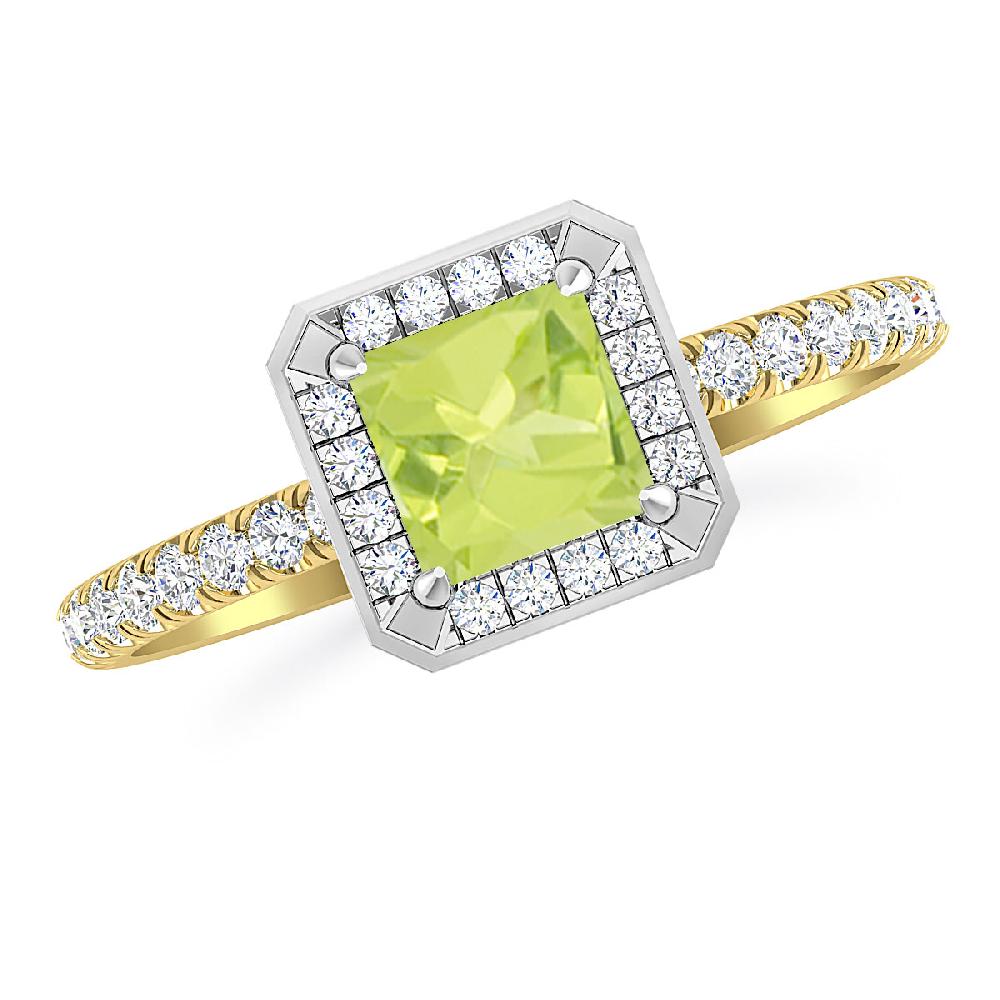 Yellow Gold - Peridot