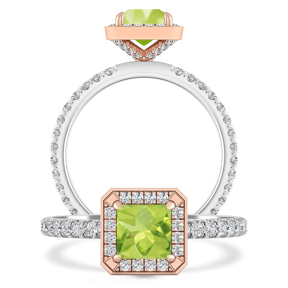 White Gold - Peridot