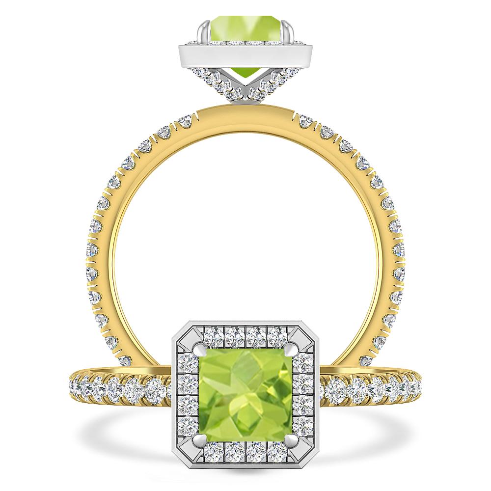 Yellow Gold - Peridot