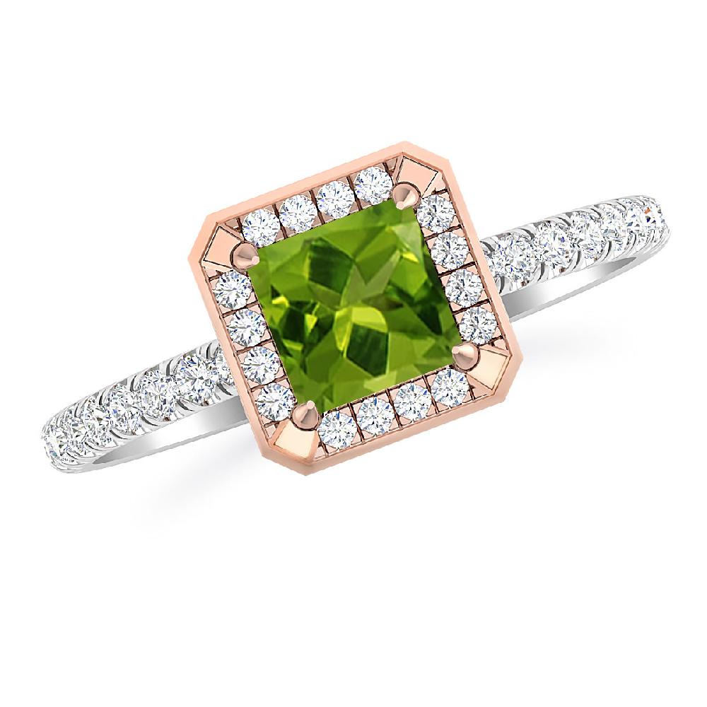 White Gold - Peridot