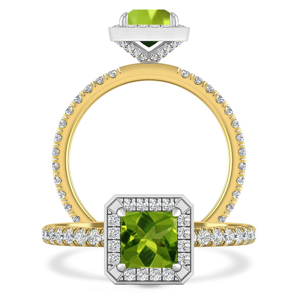 Yellow Gold - Peridot