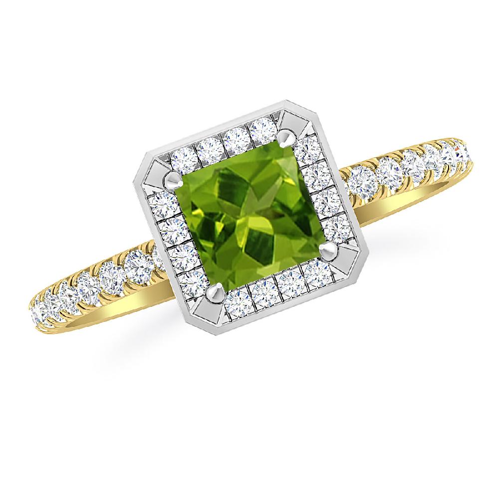 Yellow Gold - Peridot