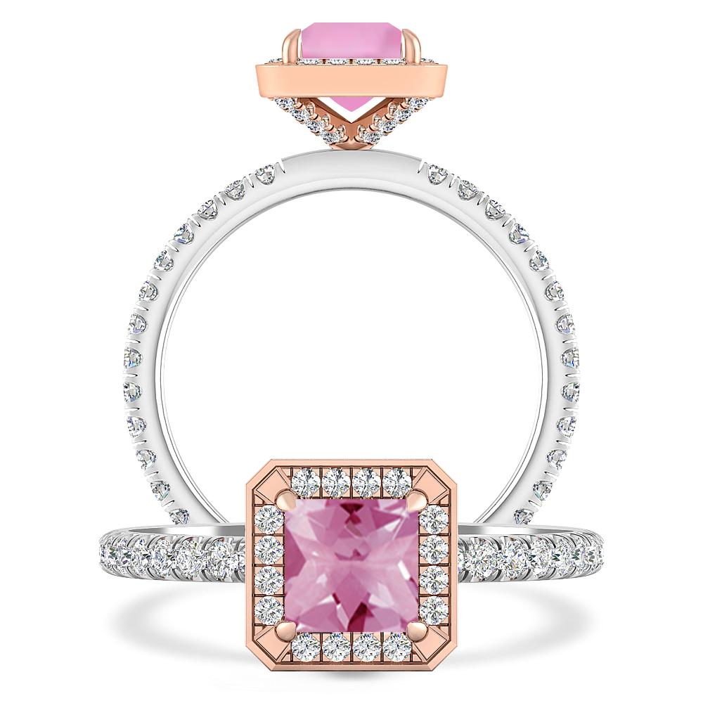 White Gold - Pink Tourmaline