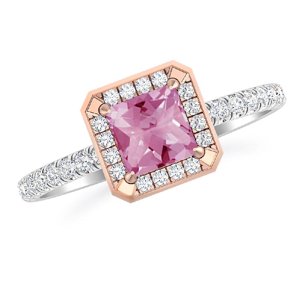 White Gold - Pink Tourmaline