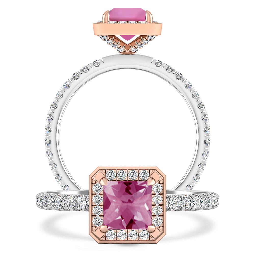 White Gold - Pink Tourmaline