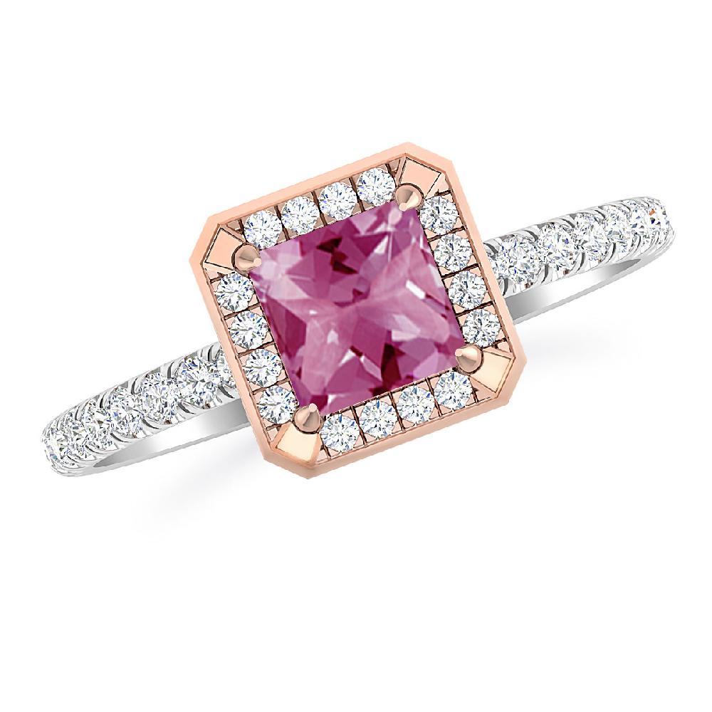 White Gold - Pink Tourmaline