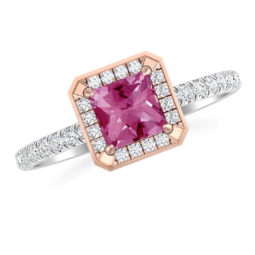 White Gold - Pink Tourmaline