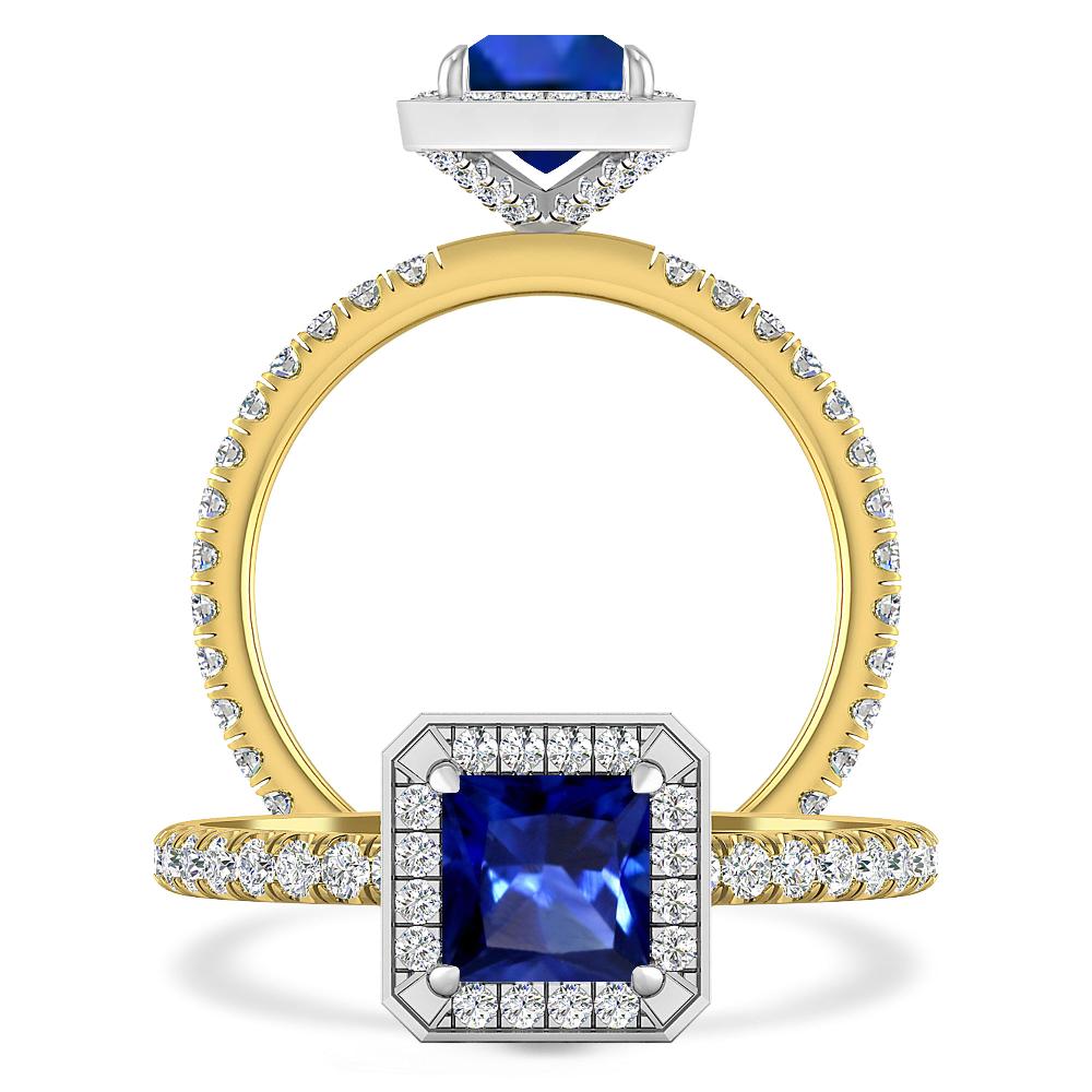 Yellow Gold - Sapphire