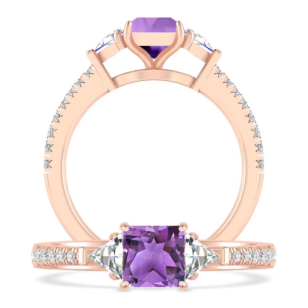 Rose Gold - Amethyst