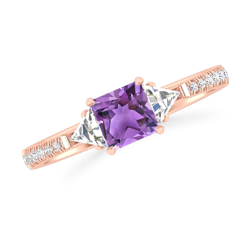 Rose Gold - Amethyst