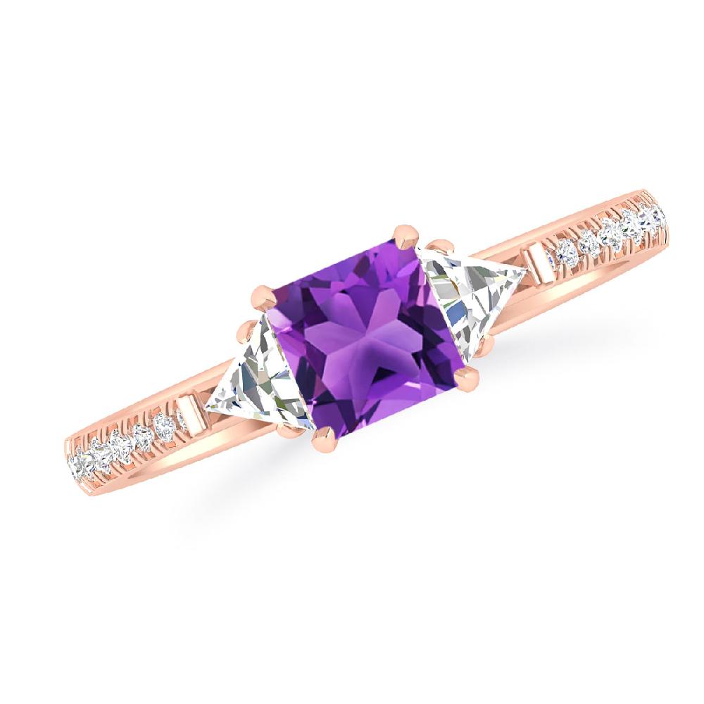 Rose Gold - Amethyst