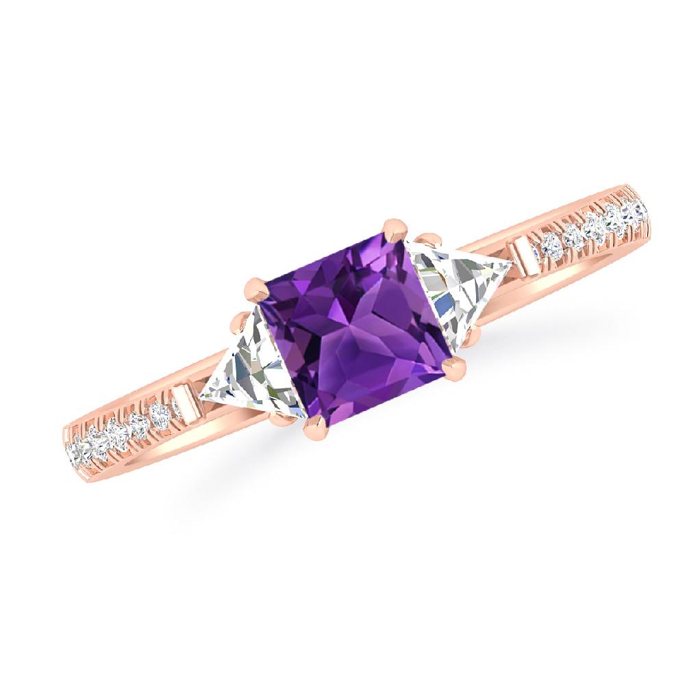 Rose Gold - Amethyst