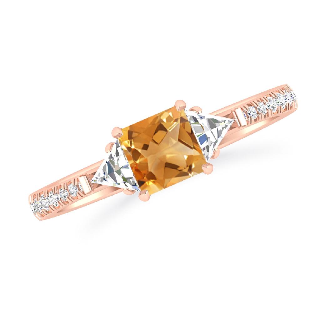 Rose Gold - Citrine