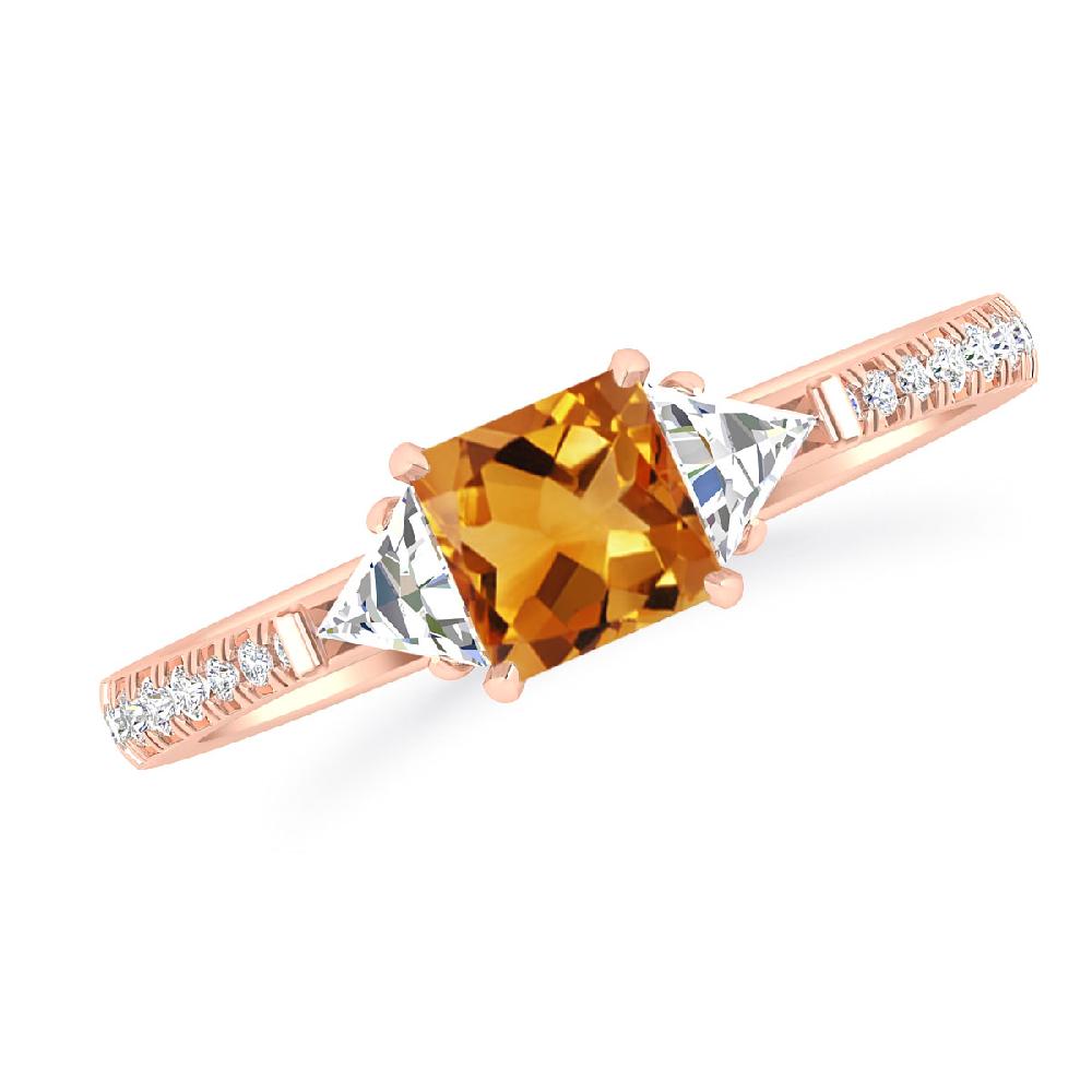 Rose Gold - Citrine