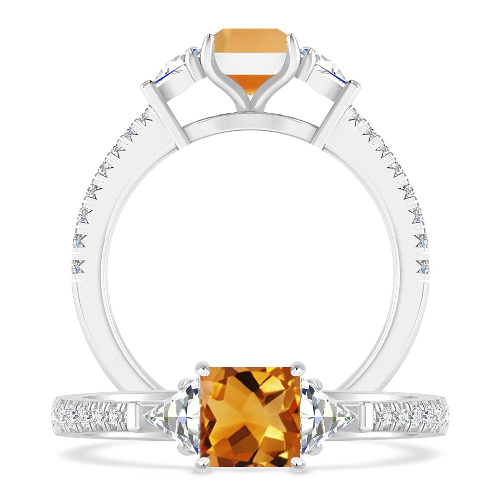 White Gold - Citrine